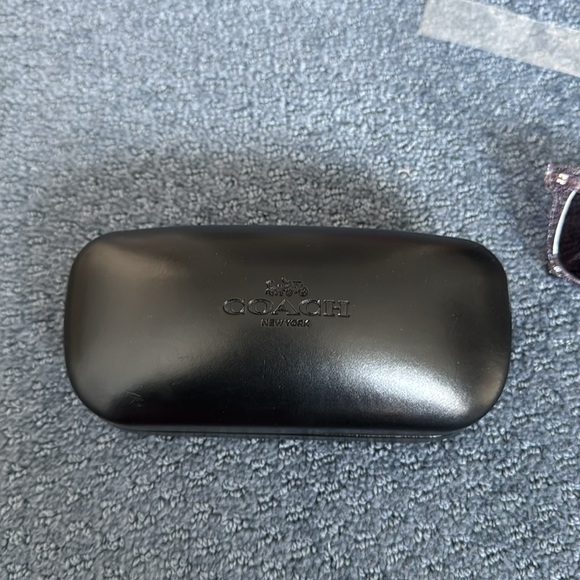 Coach Stylish Purple sparkle Sunglasses - Picture 3 of 6